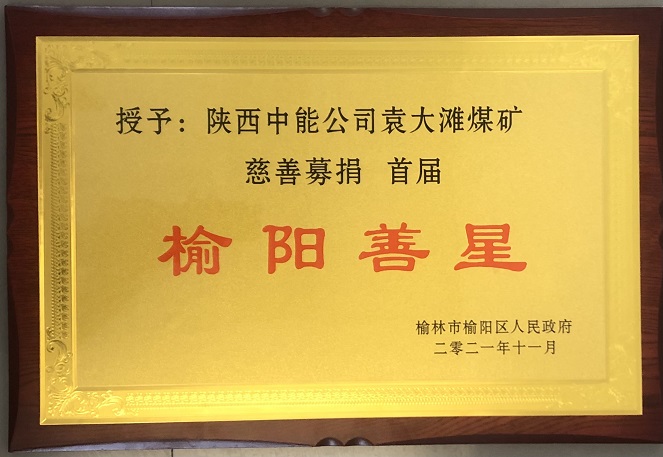 2021年11月授予陕西888腾博会公司袁大滩煤矿慈悲募捐首届榆阳善星.jpg